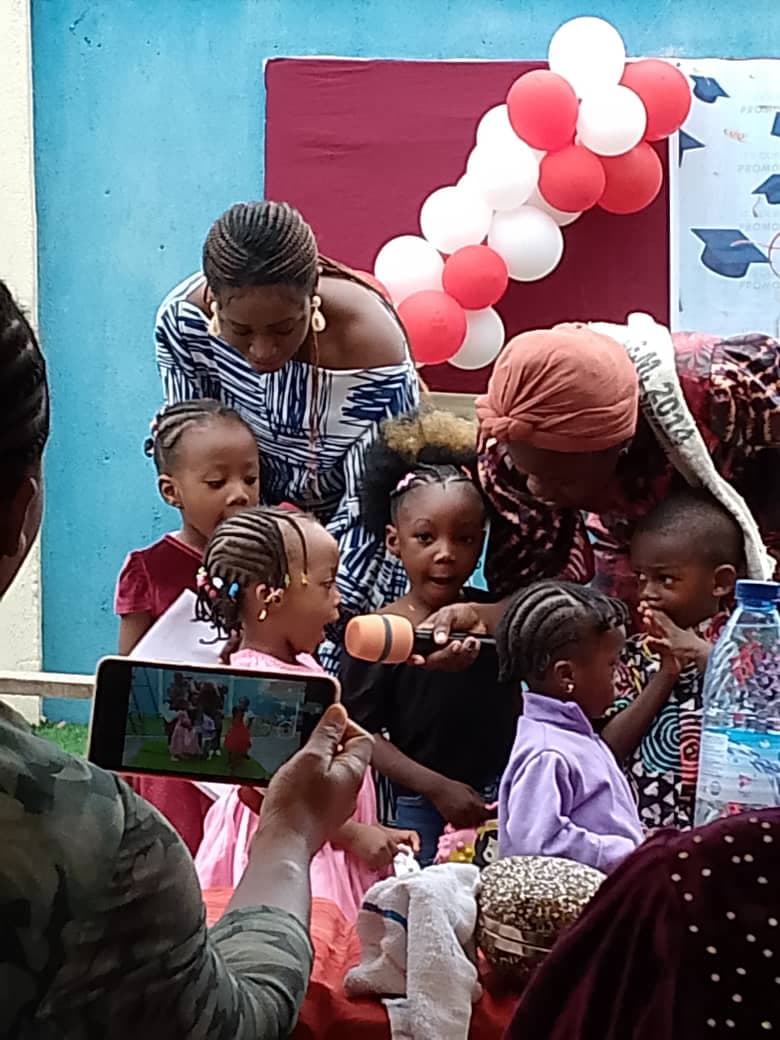 Prize Giving Day — teachers presenting awards to learners