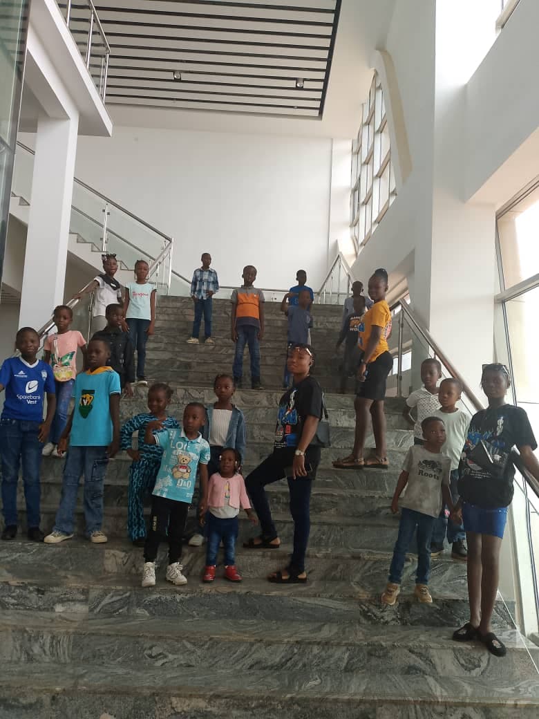School outing — learners on a guided field trip