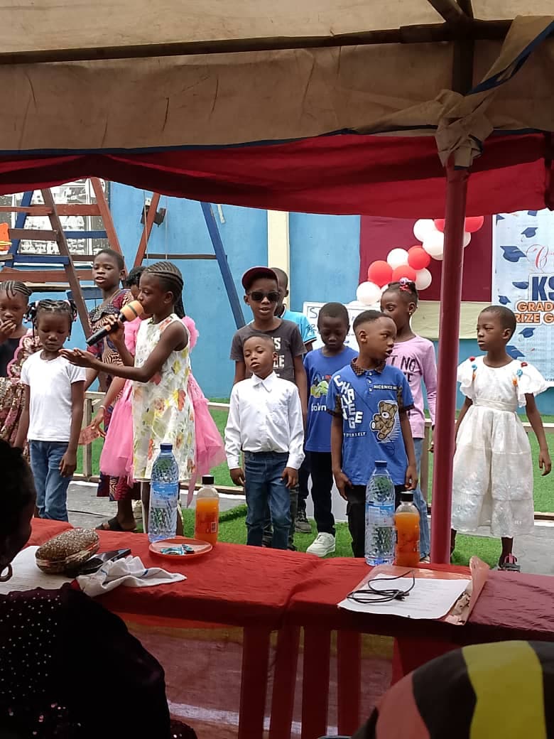 Students performing at the KSPS Prize Giving ceremony